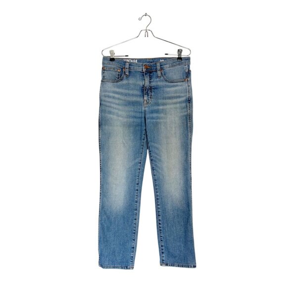 J.Crew Women's 9" Vintage Slim-Straight Jean in Gardena Wash - Sz 28 - Picture 1 of 8